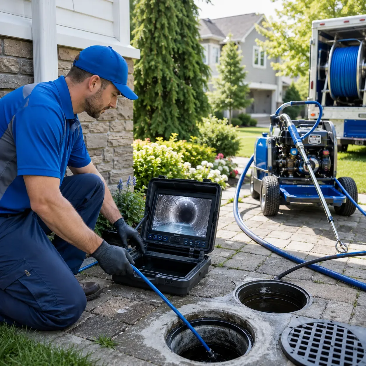Outdoor drain cleaning professionals serving Peachtree Corners, GA